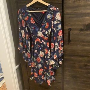 Betsy Johnson floral cocktail dress
